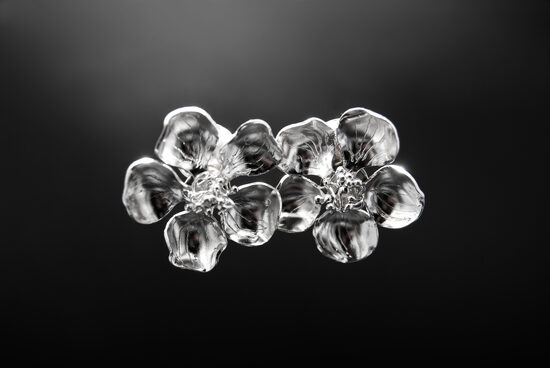 Sudraba Ābeļziedu Auskari (studs)